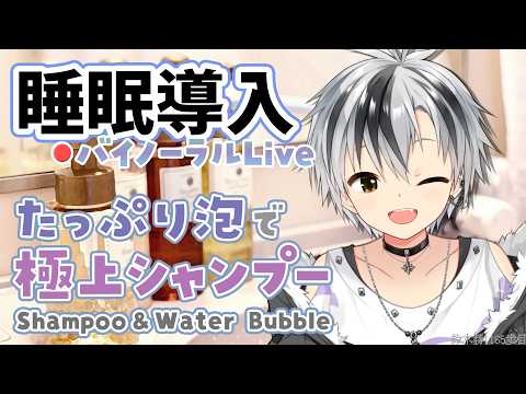🛑【Binaural/黒3Dio】本気で眠りたい人のための爽やか泡シャンプー 2026.6.17【にじさんじ/鈴木勝】