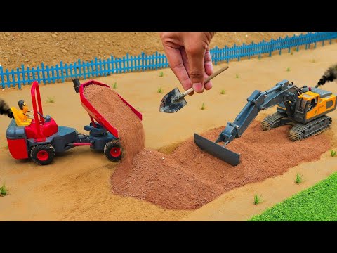 DIY Mini ausa dumper truck making real road construction | science project @TechCreatorsOfficial