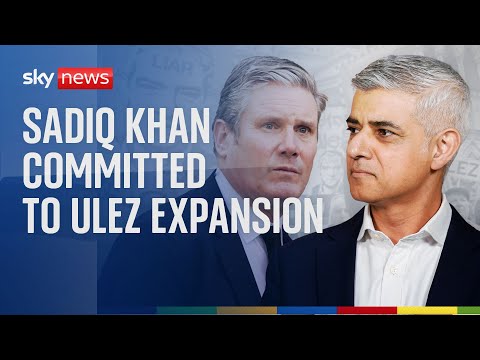 London Mayor Sadiq Khan remains committed to ULEZ expansion, Sky News understands