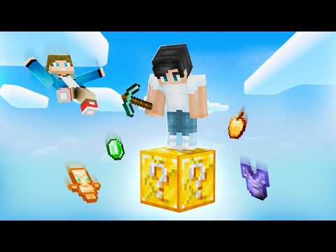 Minecraft, MUTTA Maailma On YKSI LUCKY BLOCK?! w/ MrRockis