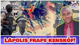 Lapolis met bagay nan men bandi kenskòf yo, zam sezi, anpil minisyon rekipere. men detay yo