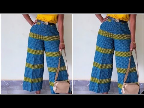 High waist THREE QUARTER PANT making