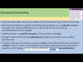 Humoral Immunity and Immune Response