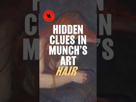 Hidden Clues in Munch's Art - Hair #EdvardMunch