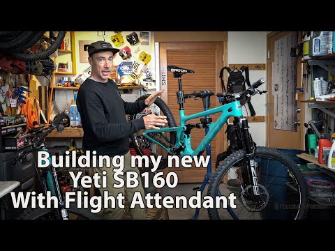 Building my New Yeti SB160 with RockShox Flight Attendant | Beep Beep Boop