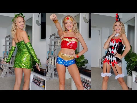 SEXY Halloween Costume Try On Haul w/  Starline, Party King, and Destiny Noell!