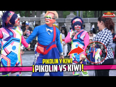 PIKOLIN Y KIWI| PELEA de PAYASOS en la ALAMEDA, Se DICEN de TODO 😱🤣|  @ProduccionesJhenuamn #comedia