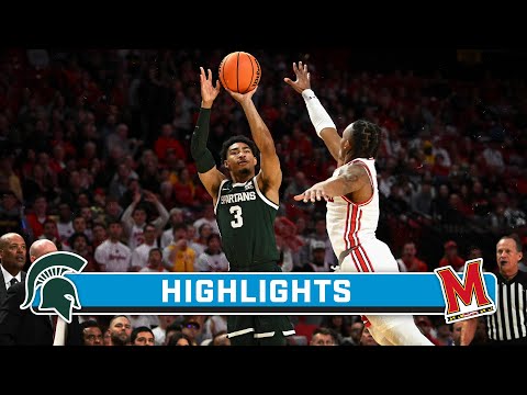 Michigan State At Maryland | Highlights | Big Ten Men's Basketball ...