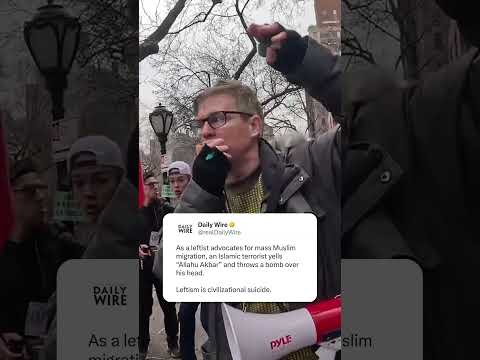 This might be the most ironic moment ever caught on film