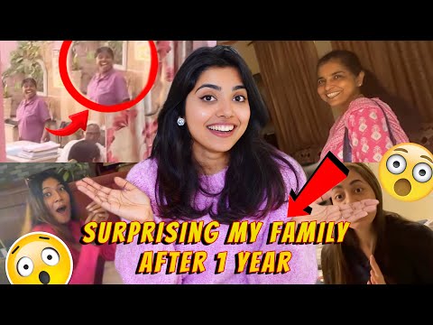 I Surprised my Family after 1 Year *Crazy Reactions* 😭 | Nobody Knew I Was Coming 😱