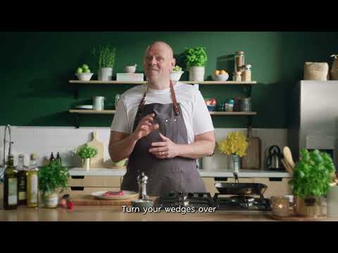 marksandspencer.com & Marks and Spencer Promo Code video: Sirloin Steaks With Chimichurri & Potato Wedges | Tom Kerridge's Ultimate Steak Guide | M&S FOOD