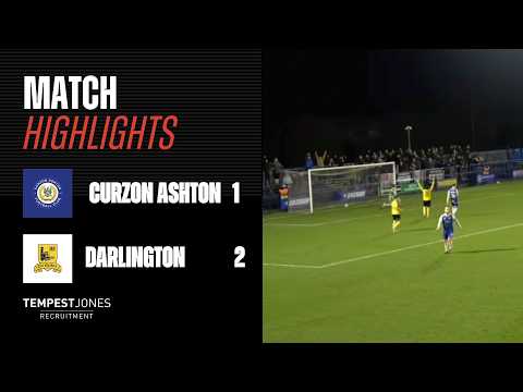 Highlights: Curzon Ashton 1-2 Darlington - National League North