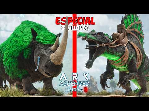 ESPECIAL 2 MILLONES! LA MUERTE DE UN AMIGO, NUEVO PODER DINOSAURIO y TRAIDOR! ARK Ascended Historia