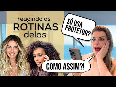 Skincare de Taís e Giovanna depois dos 40 - estão corretas?