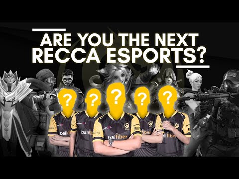RECCA ESPORTS OPEN RECRUITMENT! ARE YOU THE NEXT RECCA ESPORTS?
