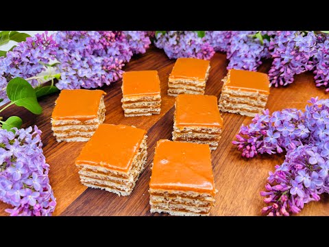 Starinske karamel kocke. Jernostavni sastojci - savršen kolač!