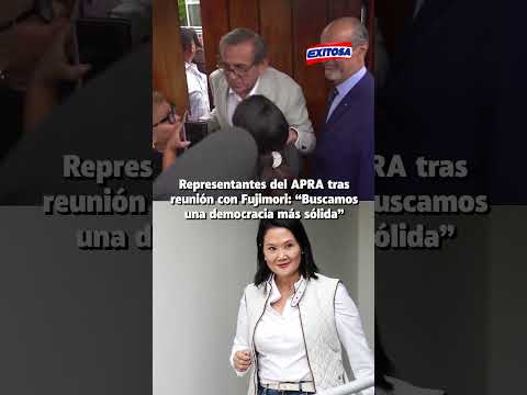 🔴🔵Mauricio Mulder se pronunció luego del encuentro entre representantes del APRA y Keiko Fujimori