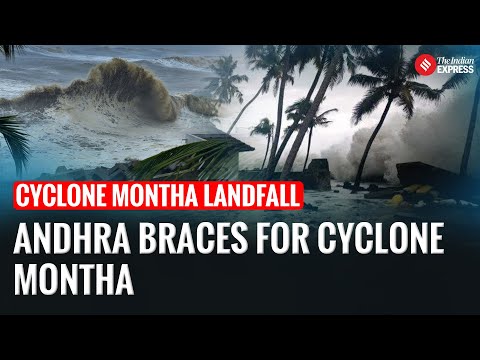 YouTube video thumbnail: Cyclone Montha Makes Landfall Today — High Alert in Andhra Pradesh & Odisha