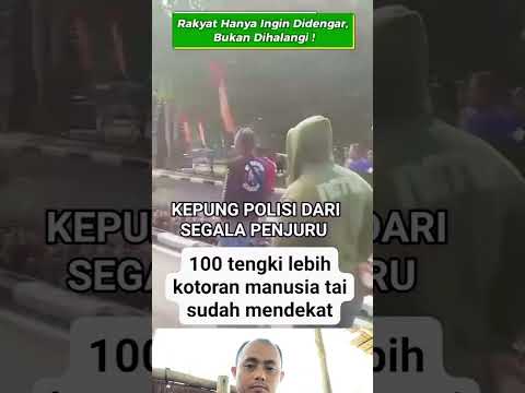 Rakyat hanya ingin didengar, bukan dihalangi #trending #highlights #demo #dpr