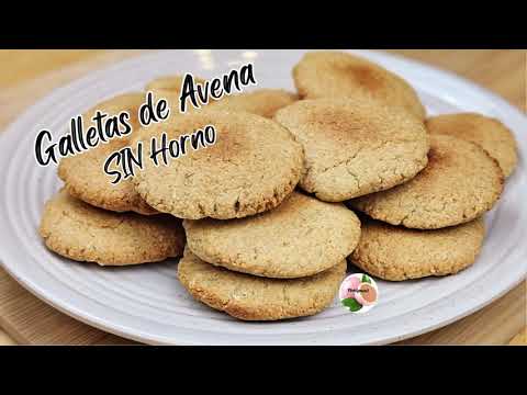 Galletas de Avena SIN Horno SIN Harina SALUDABLE deliciosas