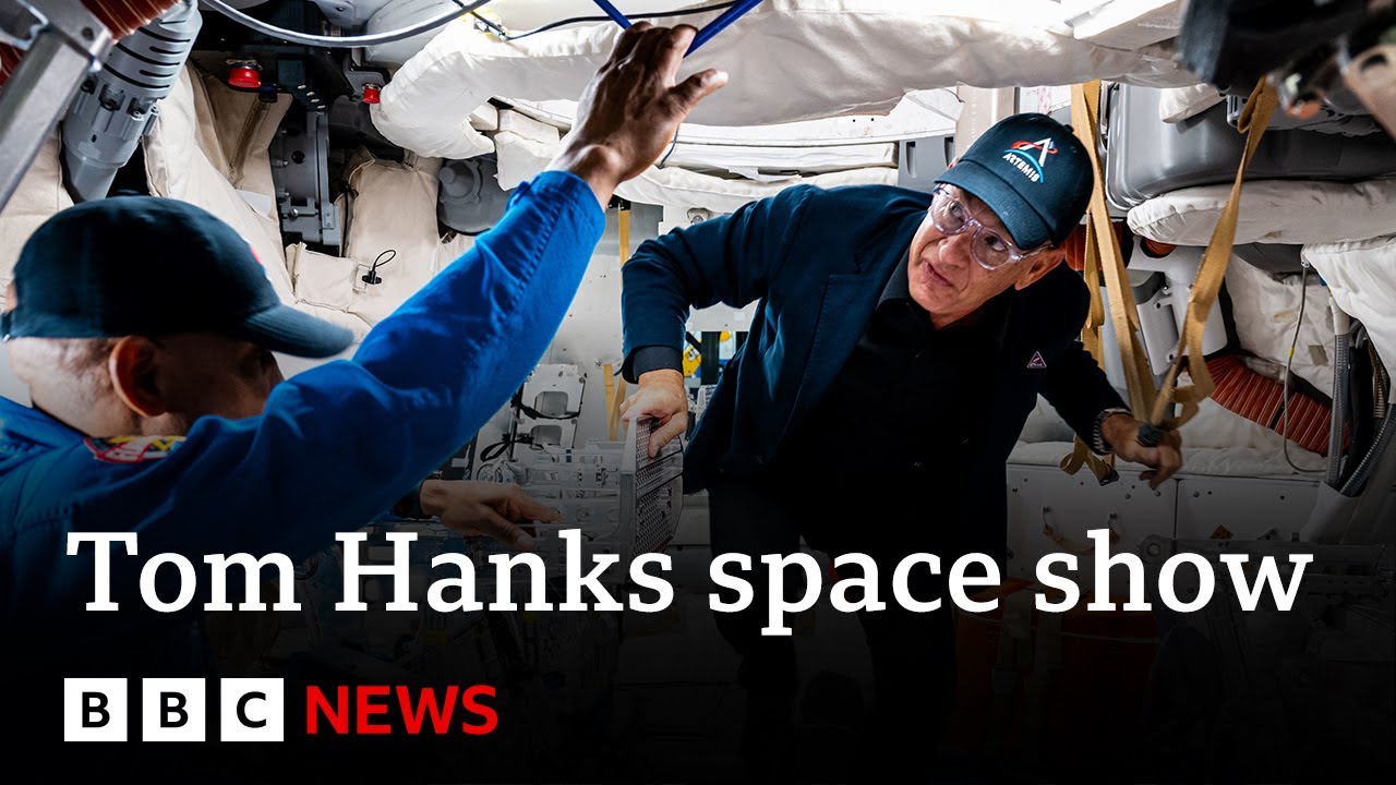 Tom Hanks spent days with Nasa astronauts for space show – BBC News