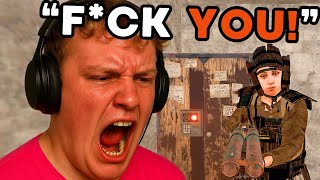YouTube thumbnail for rackpog's video titled 'Insiding CLUELESS Rust Streamer Duo'