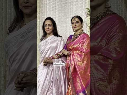 रेखा जी और हेमा मालिनी की दोस्ती कितनी गहरी है 😱|#shorts #bollywood