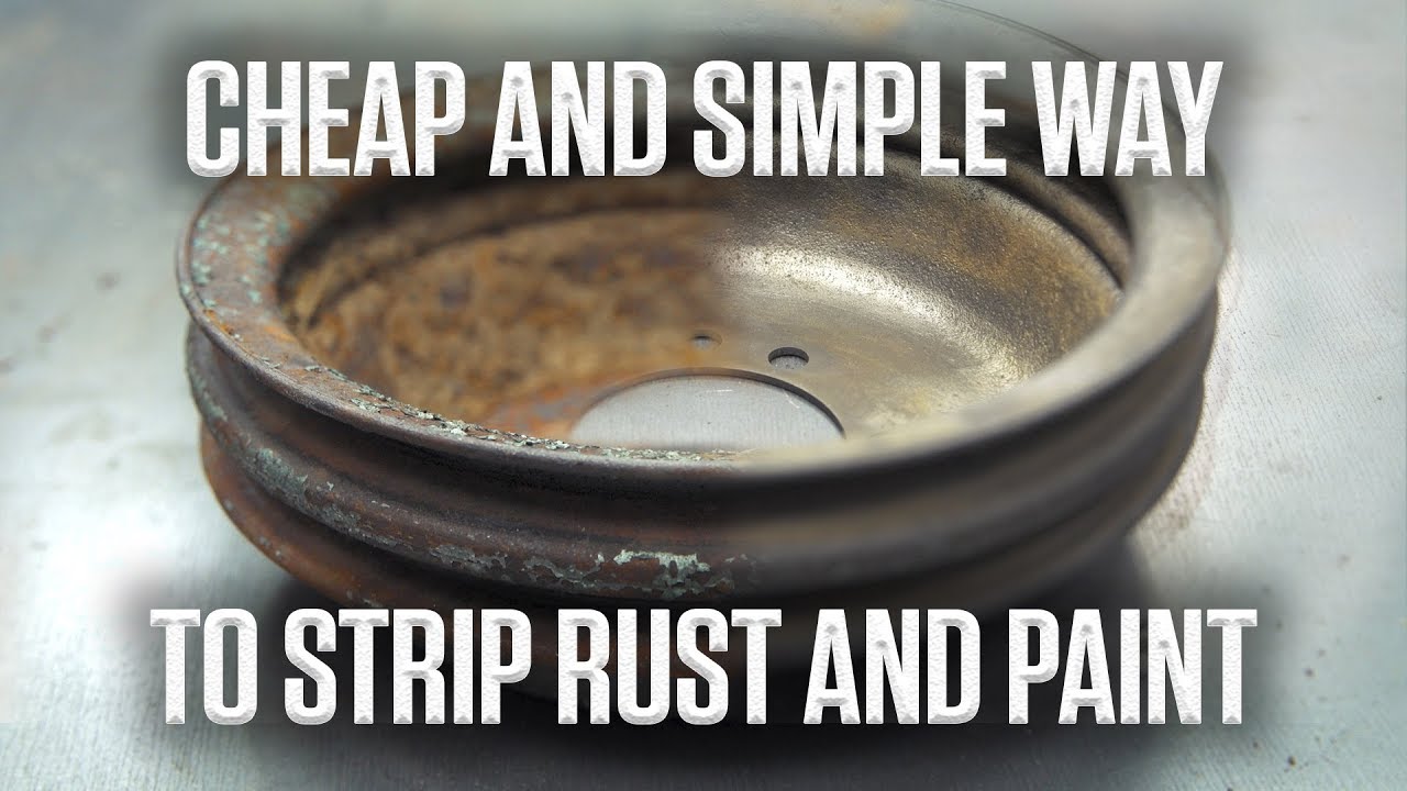 DIY: Removing rust and paint the easy way
