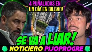 INFLUENCER PROGRE SE HACE DE VOX TRAS ROBARLE UN INMIGRANTE y DELINCUENCIA TOTAL EN BILBAO!