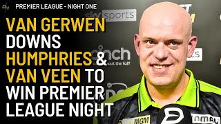 "I HATE THE WORD..." | DEFIANT Van Gerwen Wins FIRST Premier League Night in TWO YEARS