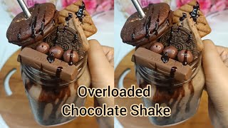 Overloaded Super Chocolatey Chocolate Shake Recipe 🍫😍😋