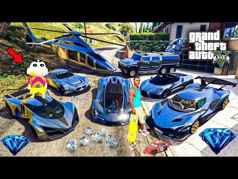 FRANKLIN TOUCH ANYTHING BECOME GOLD || EVERYTHING IS FREE IN GTA 5