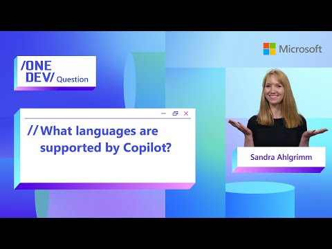 What languages are supported by Copilot?