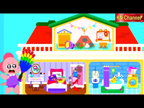 COCOBI LÀM VIỆC NHÀ GIÚP MẸ | Cocobi Home Cleanup KN Channel