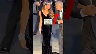 George Clooney shines alongside her fiancée