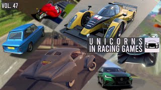20 Cars You RARELY See in Games - Unicorns in Racing Games (Volume 47)