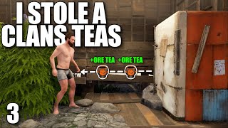 YouTube thumbnail for aloneintokyo's video titled 'I STOLE THIS 40+ DEEP CLANS TEAS WHILE THEY WERE RAIDING | Solo Rust'