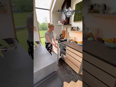 Unique Shape DIY Tiny House on Wheels 🤩