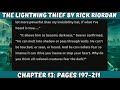 Exploring Chapter 13 of The Lightning Thief