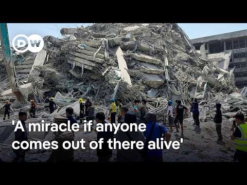 Dozens still trapped after 30-story Bangkok tower reduced to rubble by quake | DW News