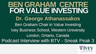 Dr. George Athanassakos' BTV Podcast Interview | Sneak Peak 3