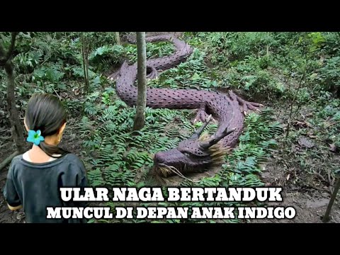 Ngeri !! Ular Naga Bertanduk Muncul Dihadapan Anak Indigo Diperkampungan Gaib