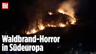 Frankreich, Spanien, Italien: Urlaubsparadiese versinken im Flammenmeer
