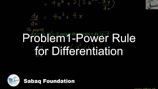 Problem1-Power Rule for Differentiation