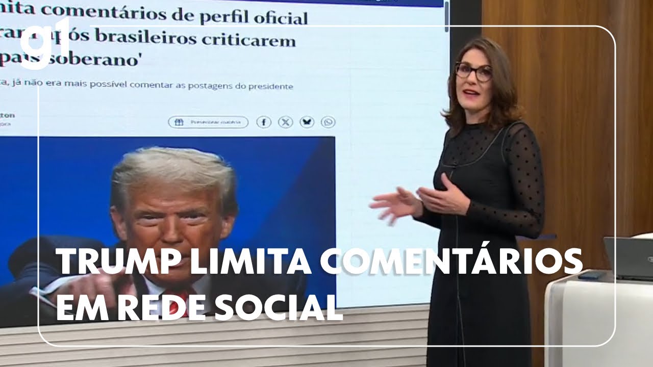 Trump limita comentários de perfil oficial no Instagram após brasileiros criticarem tarifaço
