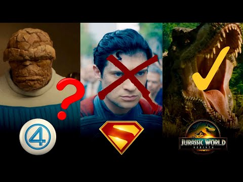 Solo podrá ganar una: SUPERMAN v THE FANTASTIC FOUR FIRST STEPS v JURASSIC WORLD REBIRTH