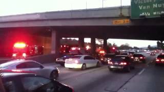 Accident on 405 victory blvd under pass