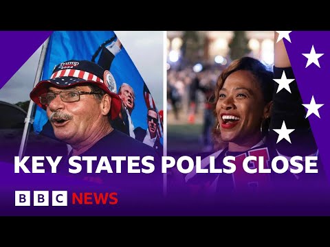 US election: Polls close in battle states in Harris and Trump race for White House | BBC News