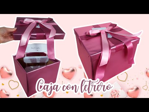 Caja con letrero ♡ Caja de regalo para mi novio/ a | Erandy Demir