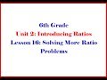 Problem Solving with Ratios and Rates